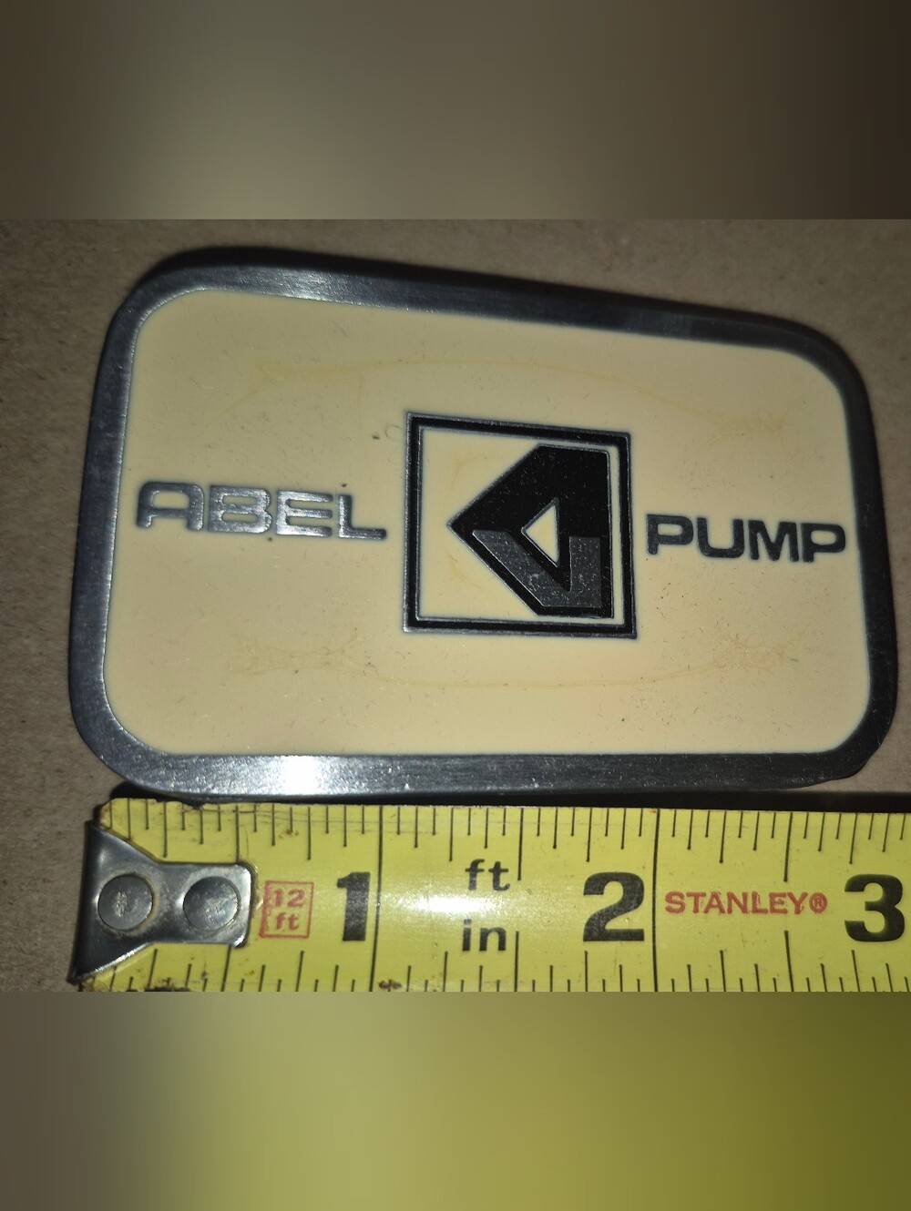Vintage Abel Pump Belt Buckle